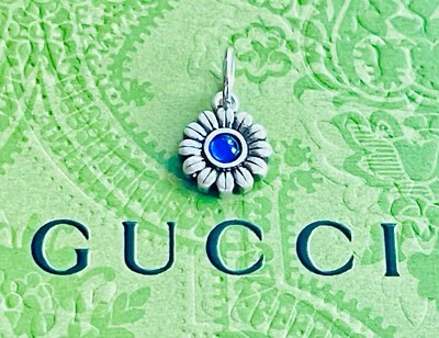 Gucci 1 pieces silver vintage zipper pull   metal   flower & stamped - Image 1 of 4