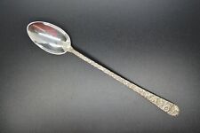 Alvin Bridal Bouquet Sterling Silver Iced Tea Spoon - 7 1/2" - 34g - No Mono