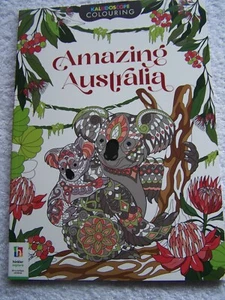 BN Kaleidoscope Colouring Amazing Australia Adult Colouring Book - Picture 1 of 6