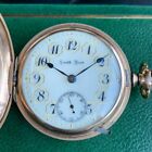 1904 South Bend Grade 340 Fancy Gilt Dial 18S 17 Jewels Hunter Case Pocket Watch