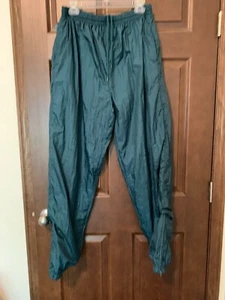 Vintage Unbranded Trackpants Size Large Green - Imagen 1 de 9