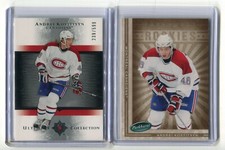 2005-06 Andrei Kostitsyn  2 Rookie Cards Lot  /# RC 05-06  ULTIMATE - PARKHURST