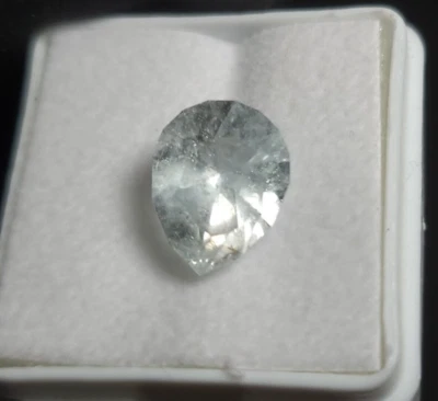 Piedra preciosa natural suelta de pera cortada a mano de topacio brasileño (4,32 ct.) (11,6x9,0 mm) Foto 1 de 4