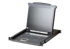 Aten CL1000 Single Rail LCD Console (PS/2-USB, VGA) 17" or 19” LED-backlit LCD