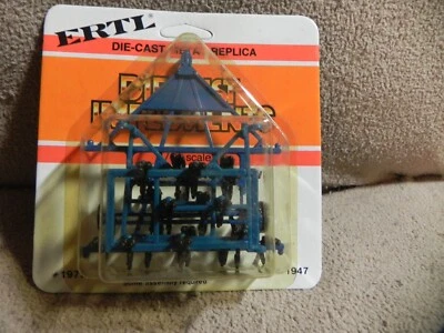 Ertl 1/64 Azul Ford New Holland Labranza Mínima Arado Granja Implemento B Foto 1 de 4