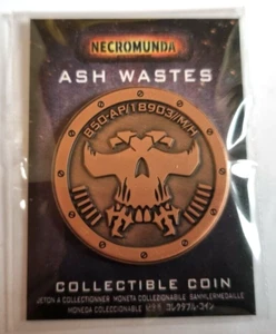 Games Workshop Warhammer 40k Necromunda Ash Wastes Collectible Coin New - Picture 1 of 1