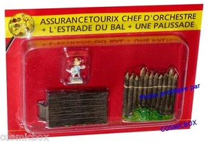Le VILLAGE d'ASTERIX n° 32 figurine ASSURANCETOURIX estrade Atlas PLASTOY figure - Picture 1 of 2
