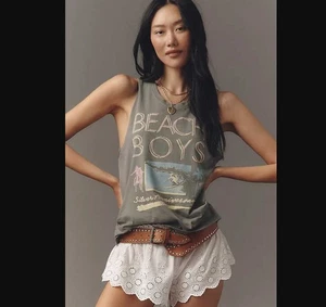 New XL Anthropologie x Letluv The Beach Boys tank top - Picture 1 of 12