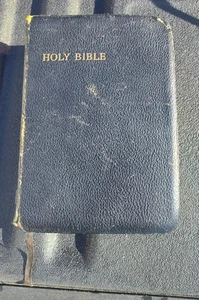 VTG Cambridge BIBLE KJV Great Britain India Paper LEATHER Indexed Concordance - Picture 1 of 8