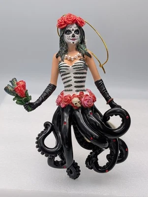 Diciembre Diamantes Catrina Día de Muertos Halloween Navidad Adorno Foto 1 de 4