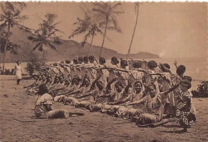 SAMOA - Dance of women - Siva - Publ. Marist Missions of Oceania 16 B - Picture 1 of 2