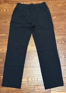 Pantalón tobillo Vuori Miles Performance elástico negro VW404 para mujer talla pequeña 26x24” - Imagen 1 de 11