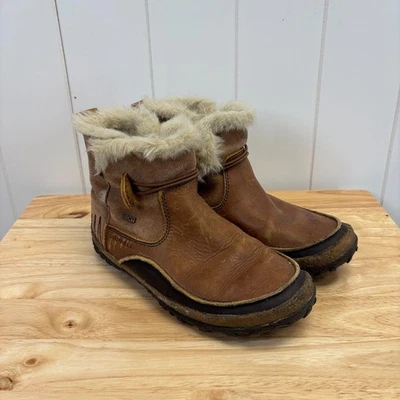 Merrell 女式 Athleizure 皮革毛皮衬里踝靴 6.5 码舒适 J45932 — 第 1/4 张图片