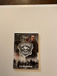 2018 Walking Dead Season 8 Part 1 Patch Relic Negan BASE - Picture 1 of 2