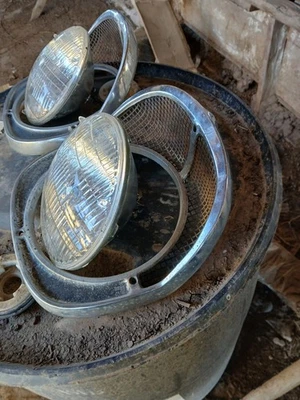 1957 Chevrolet Headlight bezel, Chevy, Rat Rod, Custom Art. - Image 1 of 4