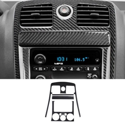 5Pcs Carbon Fiber Radio Climate Surround Cover For Colorado 2004-12/Canyon 05-12 - Изображение 1 из 4