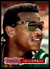 1994 Stadium Club #654 Rickey Henderson   Oakland Athletics