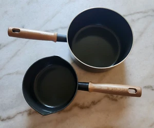 Hudson GreenPan Set of 2 Healthy Nonstick 1.5 & 3 Quart Pots Ceramic Thermolon - Imagen 1 de 10