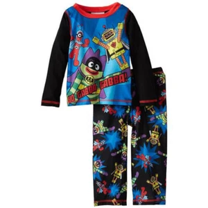 YO GABBA GABBA BOYS PAJAMAS 3 PIECE SET WITH CAPE NEW WITH TAGS 2T - Picture 1 of 2