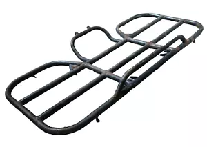 01 Kawasaki Prairie 400 Front Carrier OEM Rack KVF400 2x4 A133 Cargo Steel Black - Bild 1 von 15