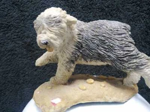 Crown Staffordshire Fine Art Hand Painted Figurine of a DOG - Picture 1 of 7