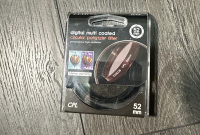 Zeikos 52mm Multi-Coated Circular Polarizer 52 mm CPL Filter-NEW - Image 1 of 2
