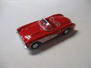 1:38 SCALE WELLY 1957 CHEVROLET CORVETTE DIECAST CAR PULLBACK W/O BOX - Picture 1 of 5