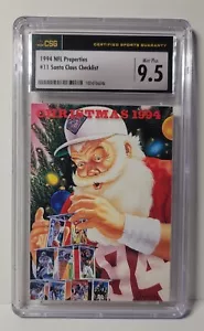 1994 NFL Properties #11 Santa Claus Checklist Card CSG 9.5 - Picture 1 of 2