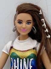 Barbie Extra No. 9 Brunette Shine Bright Like The Stars Doll Curvy Articulated