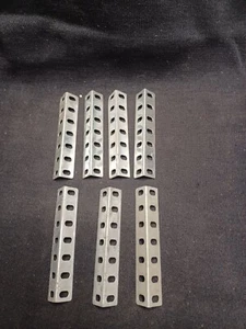 Gilbert Erector Set Parts MO 3" Inch Angle Girders 7 Hole - Picture 1 of 3
