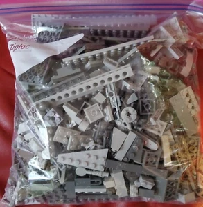 LEGO BULK LOT 30 Ounces Grey Pieces  PLATES And Brick  All In Pics  - Picture 1 of 2