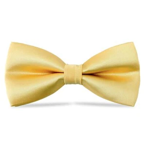 Pre-Tied Adjustable Bow Tie for MenBoys & Kids - Silk Satin Textured Neckband... - Picture 1 of 7