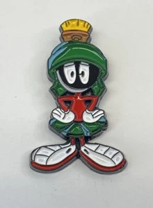 Marvin The Martian - Looney Tunes Black Metal & Enamel Lapel/Hat Pin -NEW - Picture 1 of 3