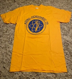Vintage Portland Astronomical League Single Stitch T-Shirt Medium Astronomy 1979 - Picture 1 of 4