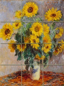 18 x 24 Art Claude Monet Mural Ceramic Decor Backsplash Bath Tile #209 - Picture 1 of 2