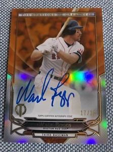 Wade BOGGS🔥2016 Topps Tribute Foundations Greatness AUTO #THEN-WB 17/25 HOFer📈 - Picture 1 of 2