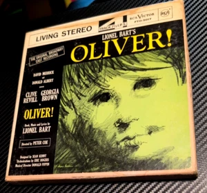 OLIVER! Original Broadway Cast RCA Living Stereo 7.5 IPS Reel Tape - VERY GOOD - Picture 1 of 6