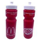 McDonalds Dr Pepper Special Olympics Water Bottle Vintage RARE New Collectible