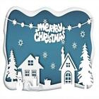 Christmas House Metal Cutting Dies Scrapbooking Paper Cards  Embossing Stencils