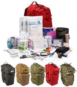 ELITE FIRST AID Tactical Trauma Kit #3 STOCKED w/ Backpack Medic Survival  - Picture 1 of 14