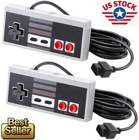 2PCS Game Controller Gamepd Wired Mini Classic Retro NES for Nintendo US
