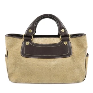 Celine C Macadam Suede Boogie Bag Handtasche Beuteltasche Tasche Beige Dunkelbraun Gebraucht Kostenloser Versand - Bild 1 von 24