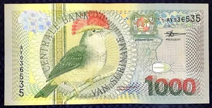 2000 SURINAME - 1000 GULDEN - P#151 - XF+ - L6 - Picture 1 of 3
