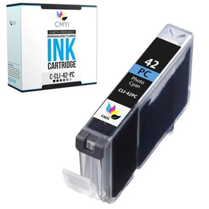 Paquete de 1 tinta cian fotográfica compatible con CMYi CLI-42 para Canon PIXMA PRO-100 PRO-100S - Imagen 1 de 7