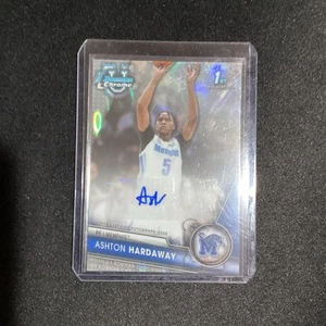 Ashton Hardaway 2023-24 Bowman Chrome U 1st Lava Refractor Auto #/199 Memphis - Picture 1 of 2