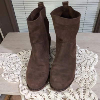 Botines para mujer Rag and Bone Mercer II marrón gamuza talla 7 EU 37,5 Foto 1 de 4