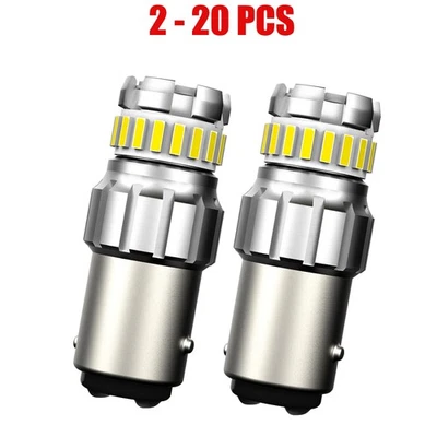 P21/5W BAY15D 3030 1157 GLOBO 5LEDS 2-20 PIEZAS BOMBILLA LED GIRO SEÑAL INDICADOR BLANCO Foto 1 de 4