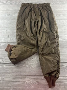 Pantaloni uomo vintage Cabelas USA marroni imbottiti isolati L Reg - Foto 1 di 9