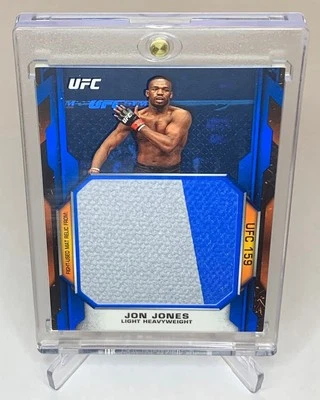 2020 Topps UFC Knockout Jon Jones Fight Used Mat Relic UFC 159 /50 #JFMRJJ - Image 1 of 4