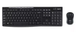 Logitech MK 270 Kabelloses Tastatur Maus Set QWERTY - Schwarz - Bild 1 von 1